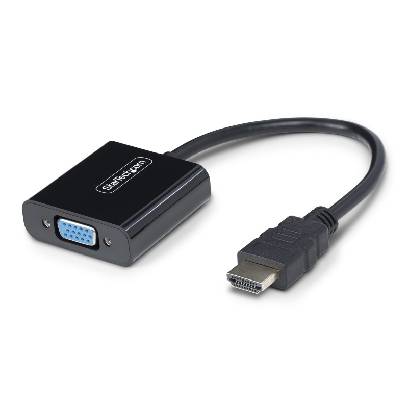 StarTech.com Adattatore HDMI a VGA, Convertitore Video Attivo 1920x1080 (1080p) per Notebook/Desktop. Da Sorgente HDMI a