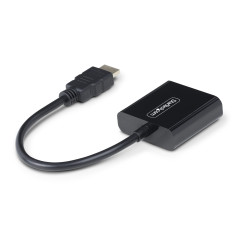 StarTech.com Adattatore HDMI a VGA, Convertitore Video Attivo 1920x1080 (1080p) per Notebook Desktop. Da Sorgente HDMI a