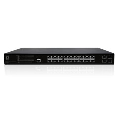 LevelOne GEP-2861 switch di rete Gestito L2 Gigabit Ethernet (10 100 1000) Supporto Power over Ethernet (PoE) 1U Nero