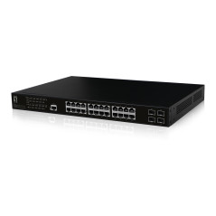 LevelOne GEP-2861 switch di rete Gestito L2 Gigabit Ethernet (10 100 1000) Supporto Power over Ethernet (PoE) 1U Nero