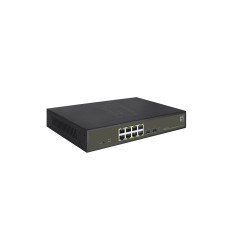 LevelOne GES-2110P switch di rete Gestito L2 Gigabit Ethernet (10 100 1000) Supporto Power over Ethernet (PoE) Nero