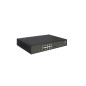 LevelOne GES-2110P switch di rete Gestito L2 Gigabit Ethernet (10/100/1000) Supporto Power over Ethernet (PoE) Nero