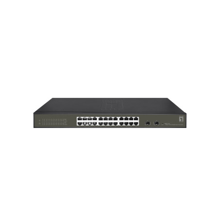 LevelOne GES-2126 switch di rete Gestito L2 Gigabit Ethernet (10/100/1000) Nero