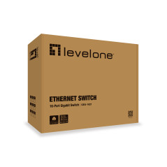 LevelOne GEU-1621 switch di rete Gigabit Ethernet (10 100 1000) Grigio