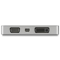 StarTech.com Adattatore video multiporta da USB-C a HDMI, VGA, Mini DisplayPort o DVI - Adattatore per monitor USB tipo C a