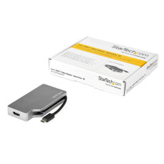 StarTech.com Adattatore video multiporta da USB-C a HDMI, VGA, Mini DisplayPort o DVI - Adattatore per monitor USB tipo C a