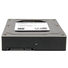 StarTech.com Box esterno adattatore per dischi rigidi SATA da 2,5" a 3,5" in alluminio con altezza massima SSD   HDD di 12,5 mm