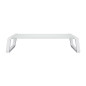 Trust 25351 supporto da tavolo per Tv a schermo piatto Scrivania Trasparente, Bianco