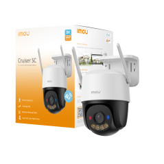 Imou Cruiser SC 4G 2K (3MP) - Telecamera 4G da esterno Motorizzata 360° - Visione Notturna a Colori, IP66, Tracciamento