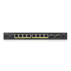 Zyxel GS1100-10HP v2 Non gestito Gigabit Ethernet (10 100 1000) Supporto Power over Ethernet (PoE) Nero