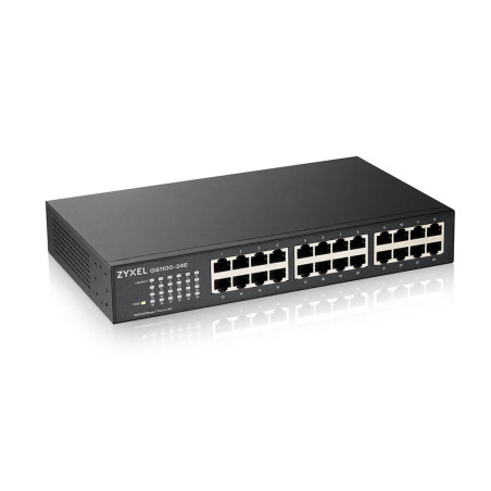 Zyxel GS1100-24E Non gestito Gigabit Ethernet (10/100/1000) Nero