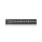 Zyxel GS1100-24E Non gestito Gigabit Ethernet (10/100/1000) Nero