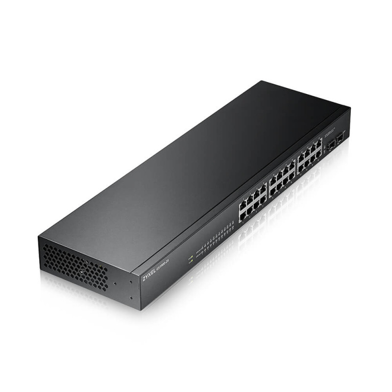 Zyxel GS-1900-24 v2 Gestito L2 Gigabit Ethernet (10/100/1000) 1U Nero