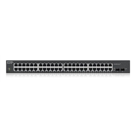 Zyxel GS1900-48HPv2 Gestito L2 Gigabit Ethernet (10/100/1000) Supporto Power over Ethernet (PoE) Nero