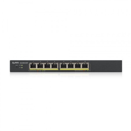 Zyxel GS1900-8HP v3 PoE Gestito L2 Gigabit Ethernet (10/100/1000) Supporto Power over Ethernet (PoE) Nero