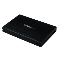 StarTech.com Box Esterno HDD per disco rigido SATA III 2.5" USB 3.0 con UASP in alluminio con cavo incorporato - 6Gbps