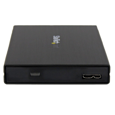 StarTech.com Box Esterno HDD per disco rigido SATA III 2.5" USB 3.0 con UASP in alluminio con cavo incorporato - 6Gbps