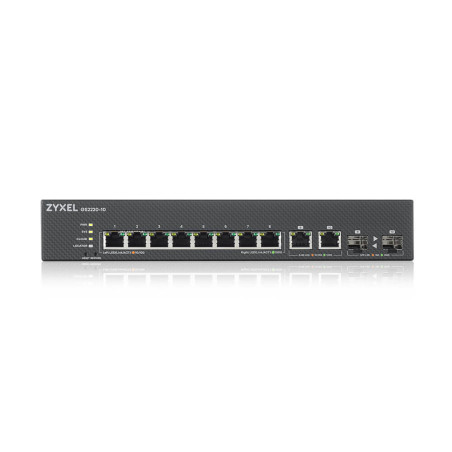 Zyxel GS2220-10-EU0101F switch di rete Gestito L2 Gigabit Ethernet (10/100/1000) Nero