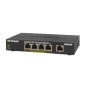 NETGEAR GS305Pv2 Non gestito Gigabit Ethernet (10/100/1000) Supporto Power over Ethernet (PoE) Nero