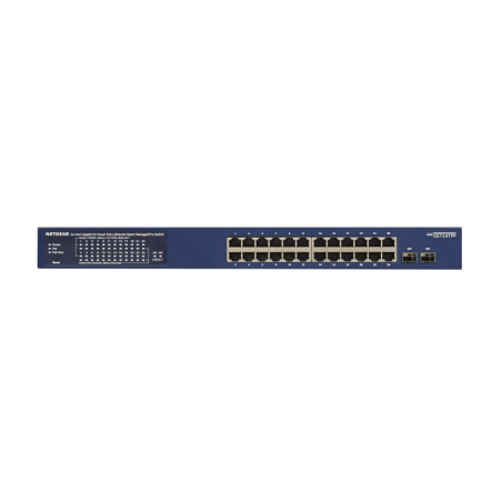 NETGEAR GS724TP-300EUS switch di rete Gestito L2/L3/L4 Gigabit Ethernet (10/100/1000) Supporto Power over Ethernet (PoE) Blu