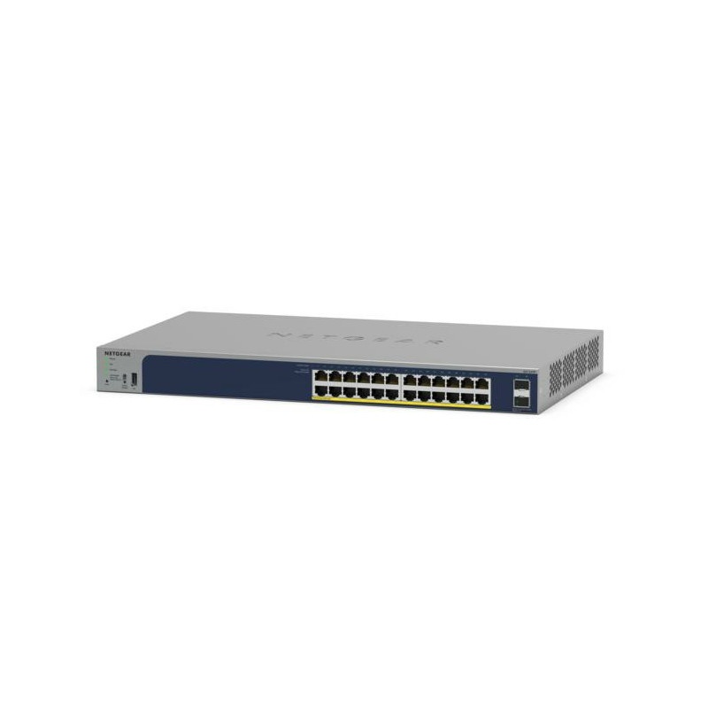 NETGEAR GS724TPv3 Gestito L2 Gigabit Ethernet (10/100/1000) Supporto Power over Ethernet (PoE) Grigio