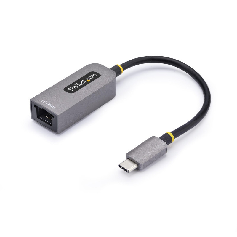 StarTech.com Adattatore Ethernet USB C, Convertitore di Rete/NIC NBASE-T 2.5/1GbE da USB Type-C 3.0 a RJ45. Compatibile