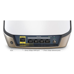 NETGEAR Orbi 860 AX6000 WiFi Router 10 Gig Banda tripla (2.4 GHz 5 GHz 5 GHz) Wi-Fi 6 (802.11ax) Bianco 4 Interno