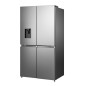 Hisense RQ758N4SWSE frigorifero side-by-side Libera installazione 606 L E Acciaio inox