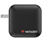 Verbatim Mini GaN Charger 100W Universale Nero AC Ricarica rapida Interno