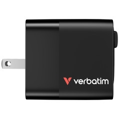 Verbatim GaN Charger 65W Universale Nero AC Ricarica rapida Interno