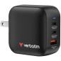 Verbatim Mini GaN Charger 70W Universale Nero AC Ricarica rapida Interno