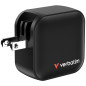 Verbatim Mini GaN Charger 70W Universale Nero AC Ricarica rapida Interno