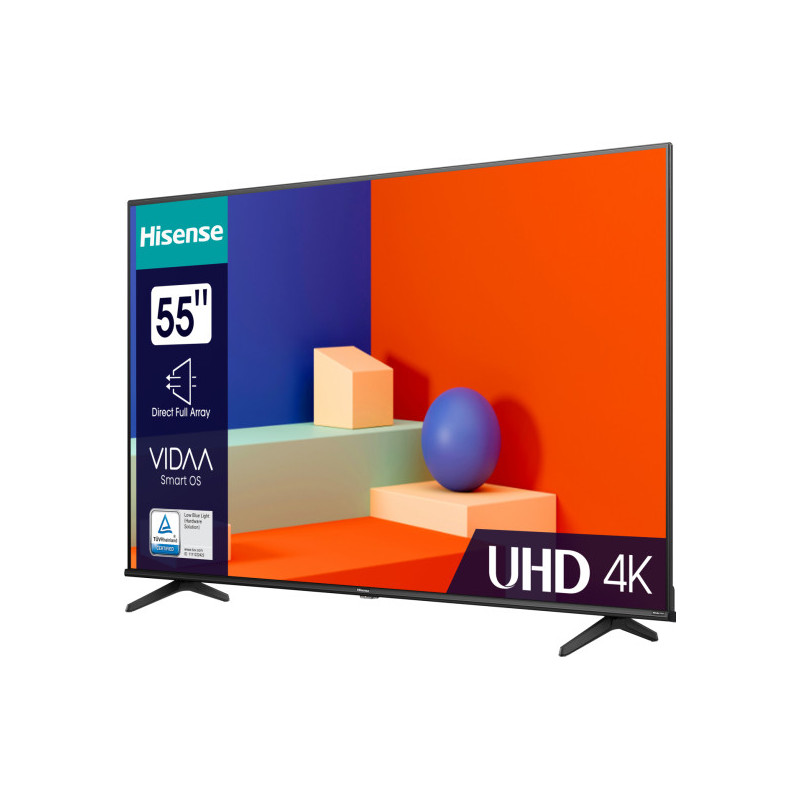 Hisense 55E63KT TV 139,7 cm (55") 4K Ultra HD Smart TV Wi-Fi Nero, Grigio 300 cd/m²