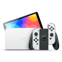 Nintendo Switch OLED + videogioco Mario Kart 8 Deluxe preinstallato, 64 GB Touch screen Wi-Fi Nero, Bianco