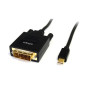 StarTech.com Cavo Mini DisplayPort a DVI Passivo 1080p - 1,8 m- Cavo Adattatore Mini DP a DVI Single Link - Cavo Convertitore