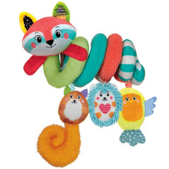 Baby Soft Spiral Happy Animals giocattolo da appendere per bambini