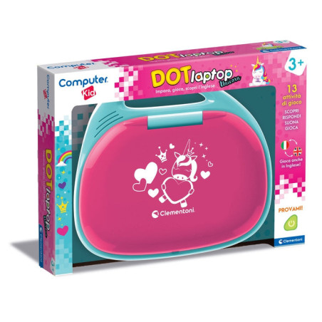 Clementoni Clemmy DOT Unicorn Computer portatile per bambini