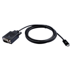 V7 V7UCVGA-2M cavo e adattatore video VGA (D-Sub) USB tipo-C Nero