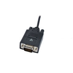 V7 V7UCVGA-2M cavo e adattatore video VGA (D-Sub) USB tipo-C Nero