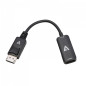 V7 V7DPHDMIACTV cavo e adattatore video DisplayPort HDMI Nero