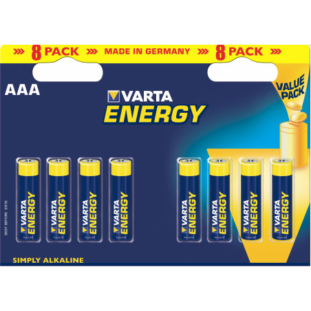 Varta BV-Energy 8 AAA Batteria monouso Mini Stilo AAA Alcalino