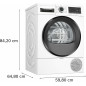 Bosch Serie 6 WQG233C0IT Asciugatrice a pompa di calore 8 kg Classe A+++