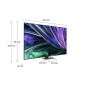 Samsung TV Neo QLED 4K 75” QE75QN85DBTXZT Smart TV Wi-Fi Carbon Silver 2024, Processore NQ4 AI GEN2, Tecnologia Quantum Matrix,