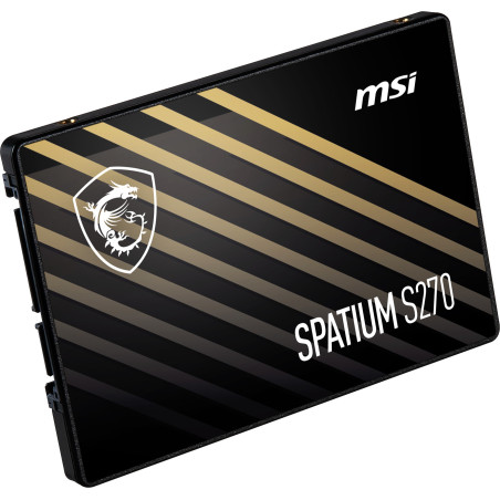 MSI SPATIUM S270 SATA 2.5 480GB drives allo stato solido 2.5" Serial ATA III 3D NAND