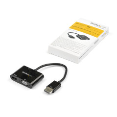 StarTech.com Adattatore DisplayPort a HDMI e VGA - 4K 60Hz