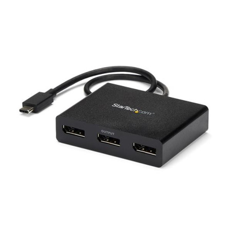 StarTech.com Adattatore USB-C a DisplayPort a 3 porte, MST hub USB Type-C a 3x DisplayPort 1.2, triplo estensore/splitter DP