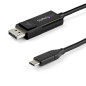 StarTech.com Cavo da USB C a DisplayPort 1.4 da 2m - Cavo 8K 60Hz/4K - Cavo adattatore video bidirezionale da DP a USB-C o da