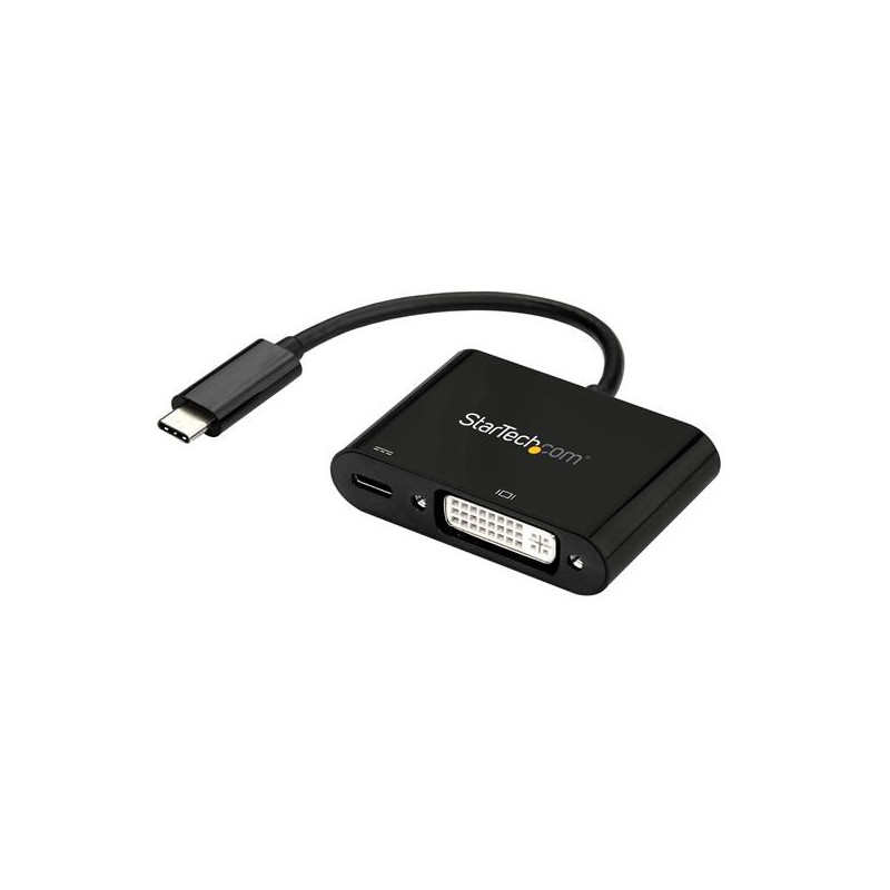 StarTech.com Adattatore USB C a DVI 1080p - Power Delivery - Convertitore Video USB Type-C a DVI-D Single Link con Ricarica -