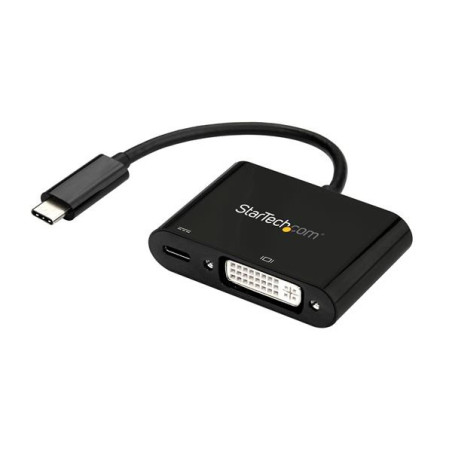 StarTech.com Adattatore USB C a DVI 1080p - Power Delivery - Convertitore Video USB Type-C a DVI-D Single Link con Ricarica -