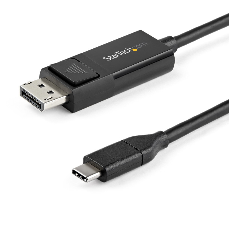 StarTech.com Cavo adattatore da USB C a DisplayPort 1.2 da 2m - Cavo video bidirezionale da DP a USB-C o USB-C a DP 4K 60Hz -